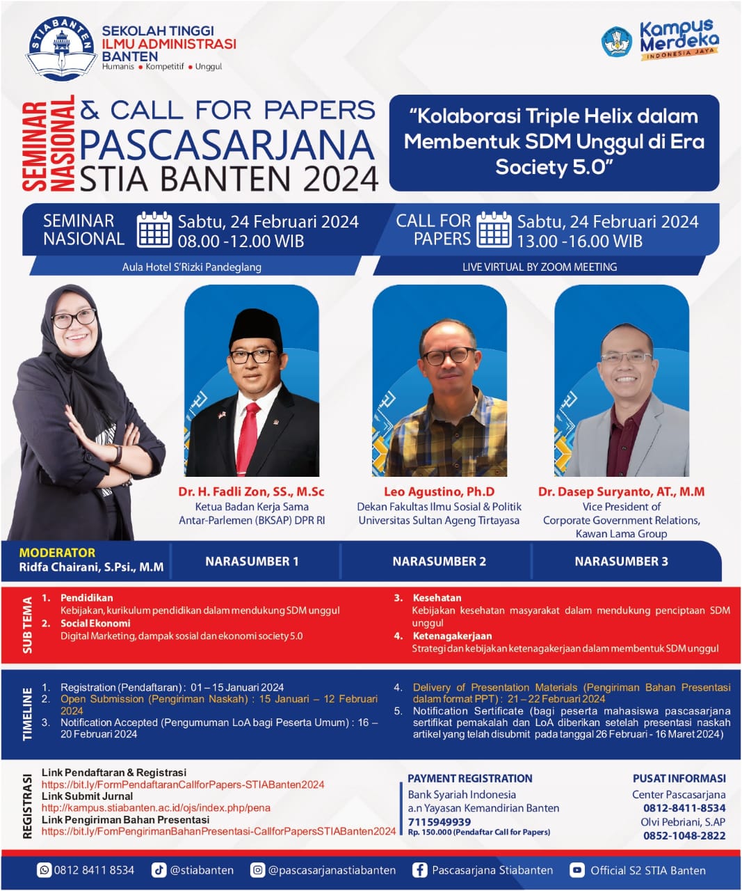 					Lihat Vol 1 No 1 (2024): Kolaborasi Triplehelix dalam Membentuk SDM Unggul di Era Society 5.0
				